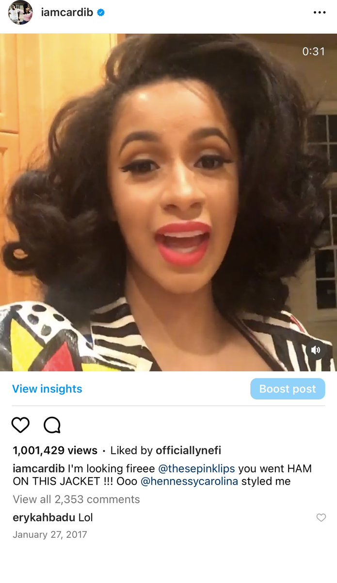 iamcardib tweet picture