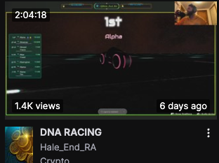 LFG
great early numbers for us
excited about the future of <a href="/DNARacing2023/">DNA Racing</a>
