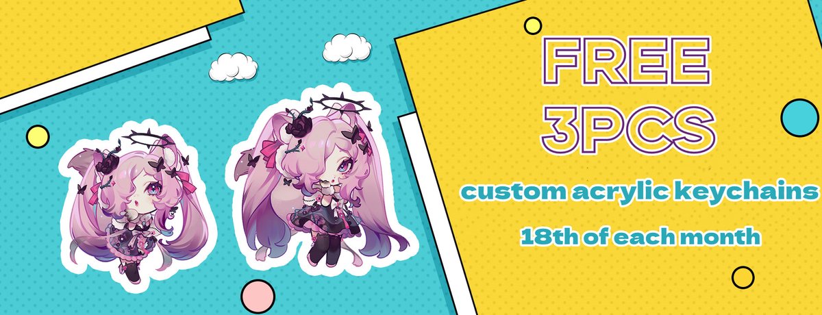 pdodokeychains's tweet image. ✈️Coming Soon-18th of Each Month    
🙈Check more info: bit.ly/3GBObKw

✨@pdodokeychains
✨Rt &amp;amp; like  
 NOTE:  
💚3 Winners will be drawn randomly  
💚Close on 19 August 2023 at 10pm(PST) 💚
🔔Win 💲50 (available for over 💲100)

#pdodo #acrylickeychains #animekechains