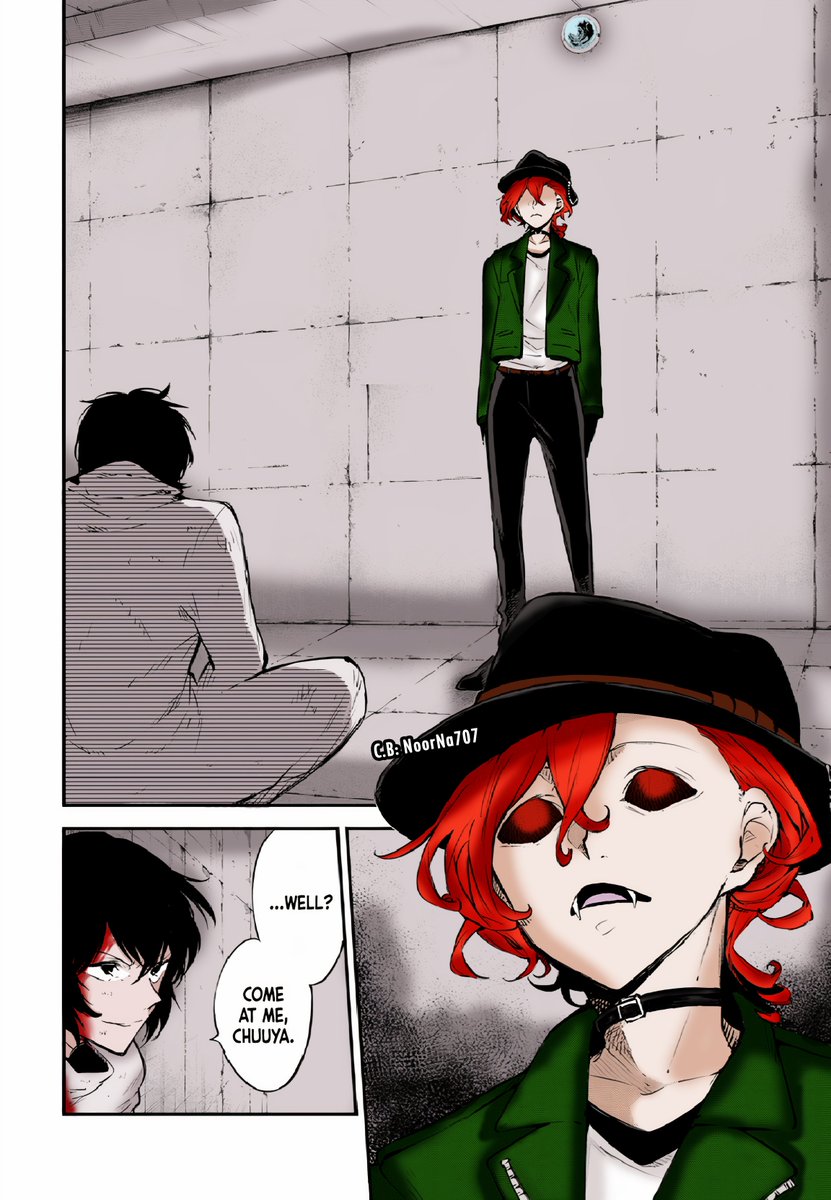 NoorNa707's tweet photo. Ch 109 is really full of beautiful pictures 🔥
My new coloring for our Angel Vampire Chuuya ><❤
#BSD109 #bsdtwt #BSD #bsdchapter109 #Dazai #Chuuya #中原中也 #太宰治 #文豪ストレイドッグス #soukoku #ssk #chuuyanakahara #anime #manga #mycoloring https://t.co/qH0M27t6dx