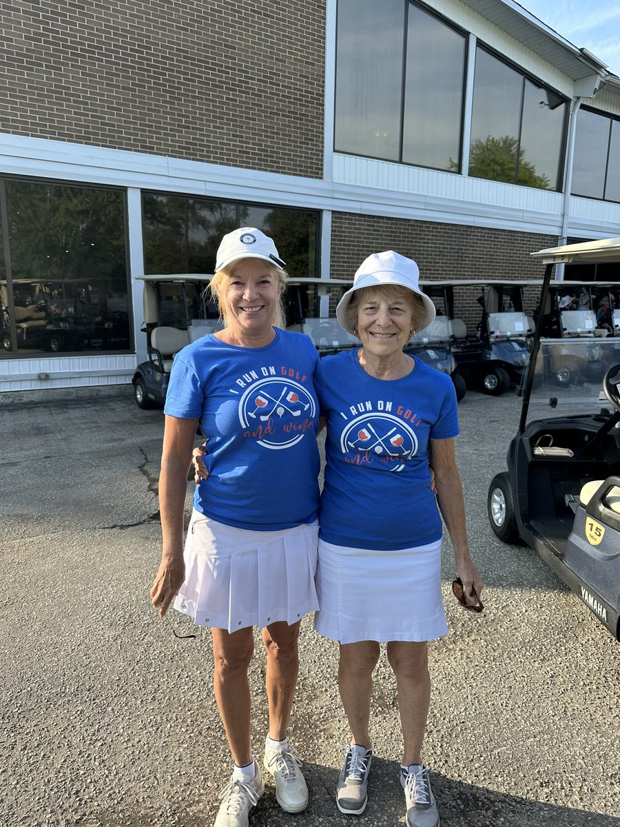 A great day swinging with Mom at the Ladies Putt & Wine tourney @sgcc1874 💕🍷⛳️🏌️‍♀️Thx Jimmy Tee for the shirts!