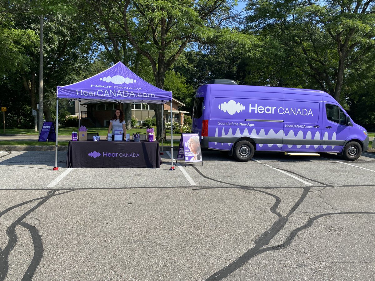 ATTENTION MISSISSAUGA! We are holding special pre-opening promotions and giveaways at our brand new hearing centre in Lorne Park. Come visit us in the parking lot at 1150 Lorne Park Rd. We are here until 4 pm!