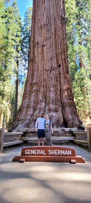 I missed trees, so he took me to the biggest one in the world 🥰💋 https://t.co/7okLowYJyz