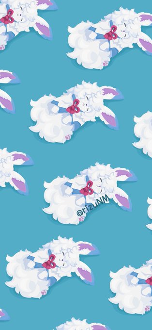「blue background fluffy」 illustration images(Latest)