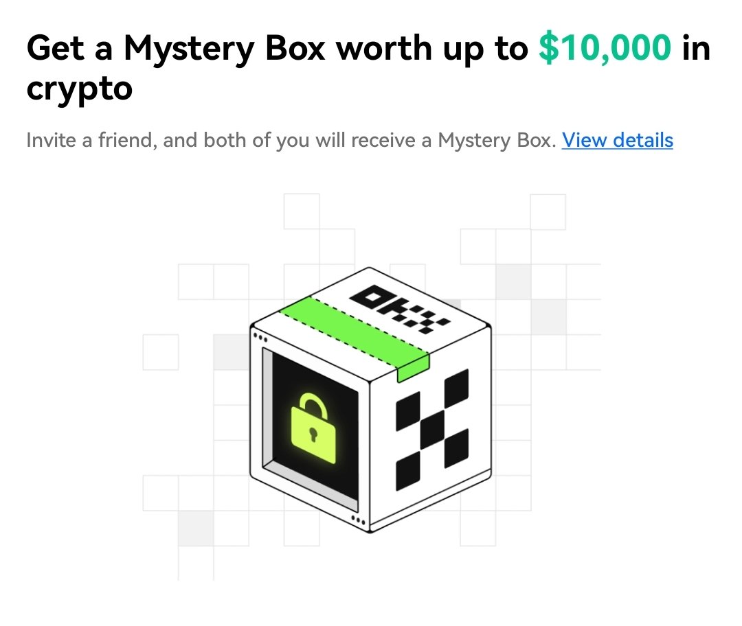 Download the OKX app via okx.com/en-in/join/7q9… and sign up. Get Mystery Boxes up to $10,000 in crypto. Join now - okx.com/en-in/join/7q9…