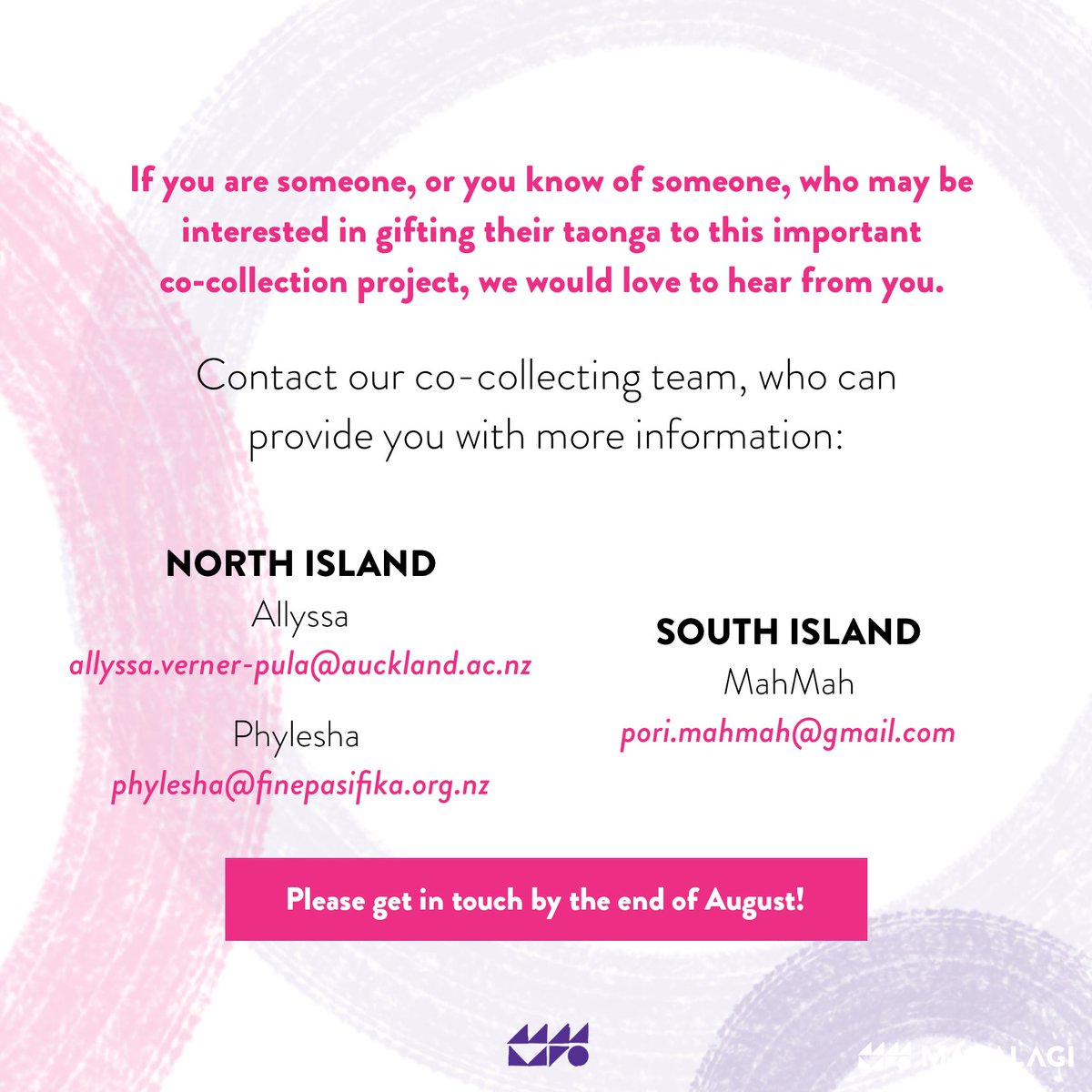 manalagiproject's tweet photo. The Manalagi x Te Papa co-collecting project is still ongoing until the end of August! We'd love for you and your whānau to share the stories important to you!

Auckland, watch out for an epic Manalagi x Te Papa workshop coming your way soon! https://t.co/asvZ4HZYZp