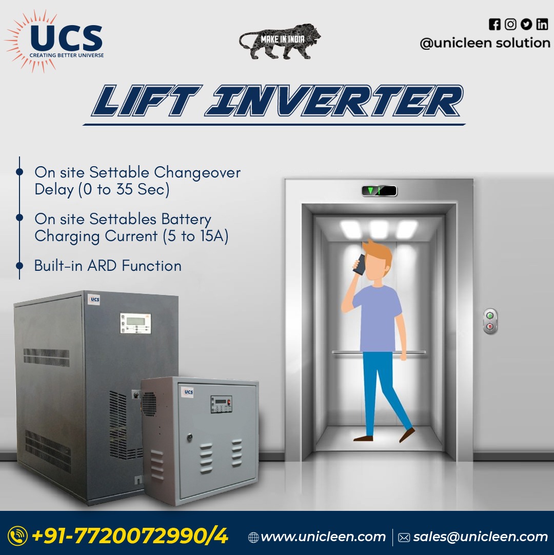 unicleen's tweet image. Bid good bye to stuck elevators

Call us: +91-7720072990/4
Mail Us: sale@unicleen.com
Website: unicleen.com

#liftinverter #unicleen #solarenergy #onlineinverter #greenenergy
#unicleensolution #sustainableliving #inverter #solarinverter