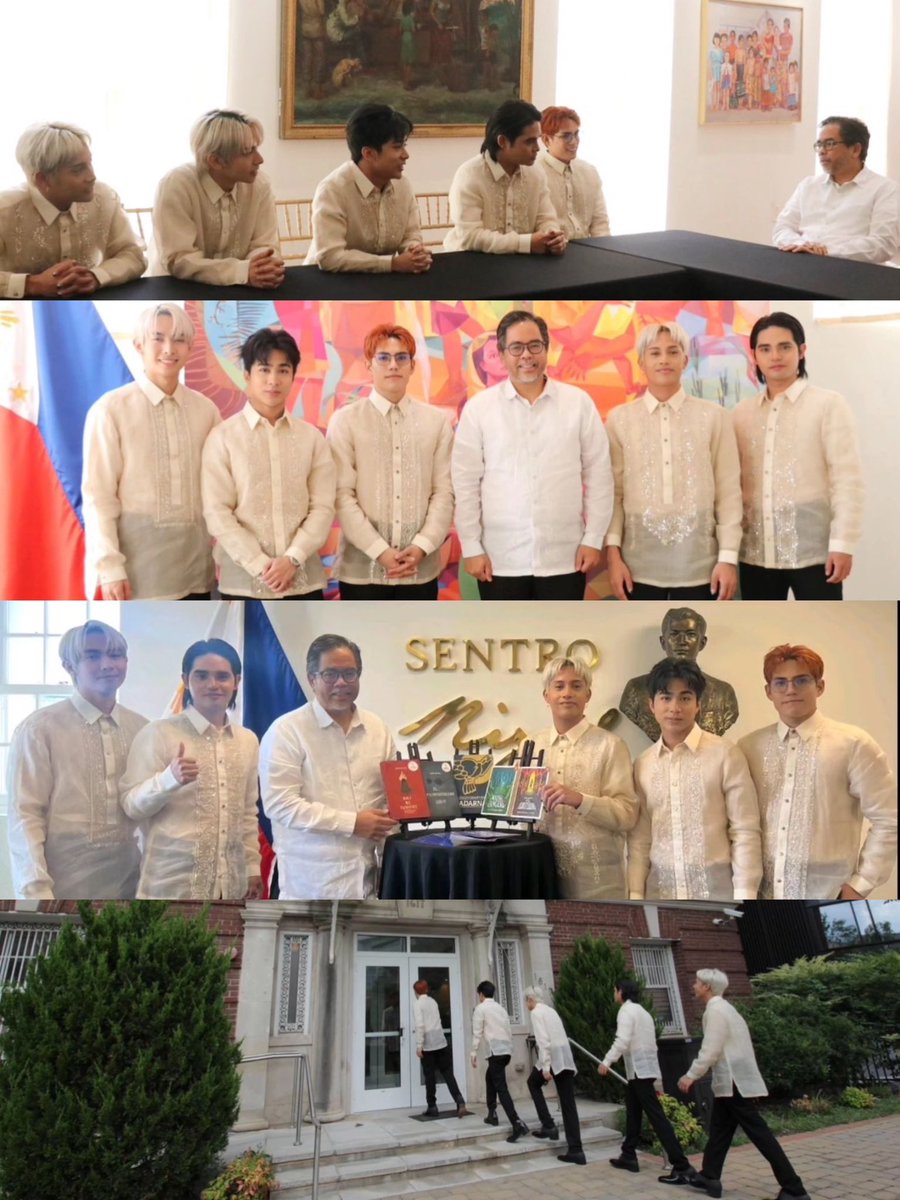 The NCCA Youth and Sentro Rizal Ambassadors, SB19, visited the Sentro Rizal Washington DC.

©️sentrorizalph

<a href="/SB19Official/">SB19 Official</a> #SB19