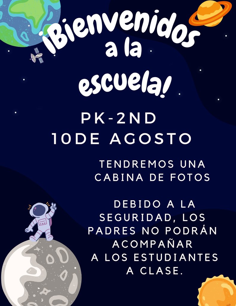 RLSStars's tweet image. Tomorrow we welcome back all of our students!
Mañana recibimos a todos nuestros alumnos!