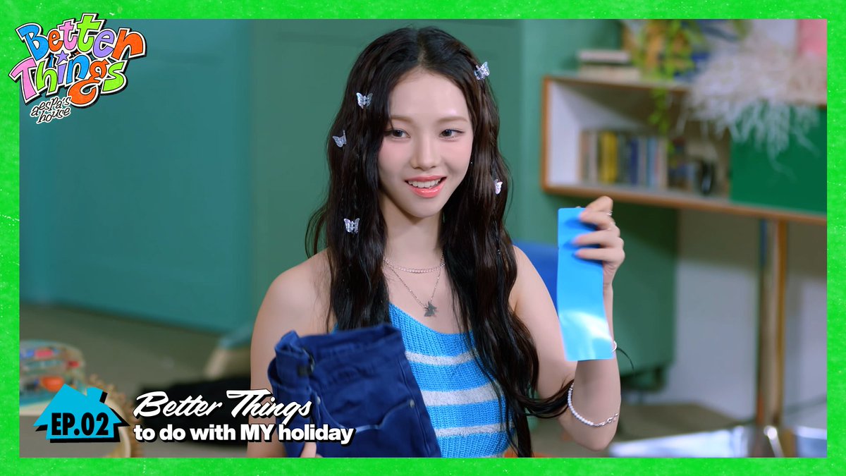 wfinteur's tweet photo. (☆) Taking a break from reality, diving into paradise~ 'Better Things to do with My Holiday' aespa sitcom 2nd episode has been out! https://t.co/NuK1d9DfrS