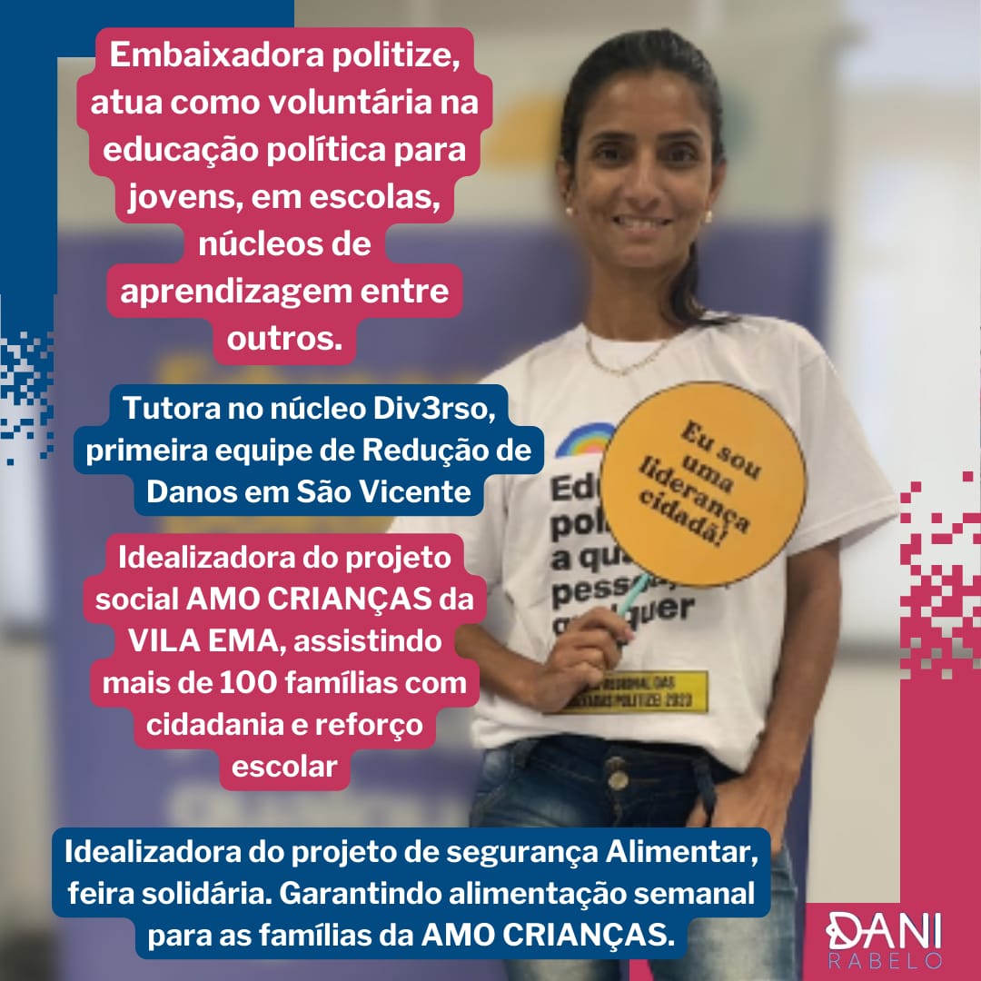 danirabelo40's tweet photo. É novo por aqui? Conheça minha trajetória.
#mulheres #Politica https://t.co/VjsiMjrSZv