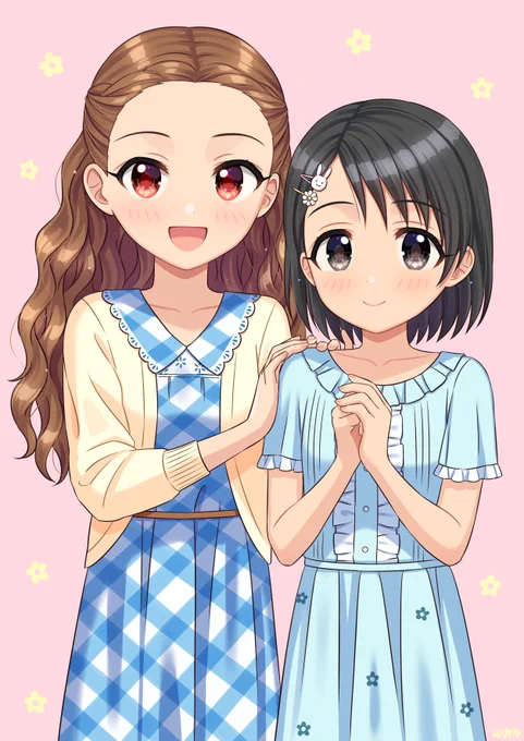 関裕美ちゃんと佐々木千枝ちゃん リクエストありがとうございました #Skeb
