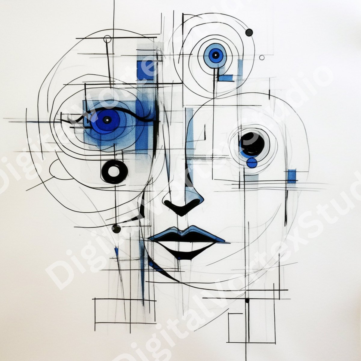 DigitalvortexS's tweet photo. Dive into emotions with “Intricate Expressions: Abstract Face Symphony" 🎨 Unlock the beauty of emotions through art. Elevate your space with art that sparks intrigue. Explore now on Etsy! Link in bio. #etsy #etsyshop #lineart #linedrawing #abstractart #abstractwallpaintings https://t.co/OXZ316WNng