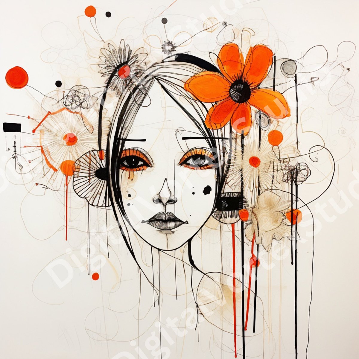 DigitalvortexS's tweet photo. Dive into emotions with “Intricate Expressions: Abstract Face Symphony" 🎨 Unlock the beauty of emotions through art. Elevate your space with art that sparks intrigue. Explore now on Etsy! Link in bio. #etsy #etsyshop #lineart #linedrawing #abstractart #abstractwallpaintings https://t.co/OXZ316WNng