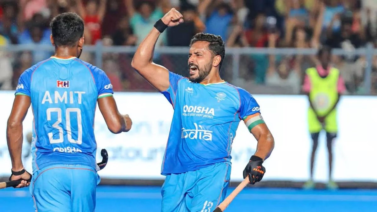 In 2023, Indian football and hockey teams have decimated Pakistan (both 4-0) in Bengaluru and Chennai.

Now it is time for cricket team to do it 4-0 in cricket too. We play them 4 times in 2023.

#SAFFChampionship2023 
#AsianChampionsTrophy2023 
#asiacup23 
#ICCCricketWorldCup