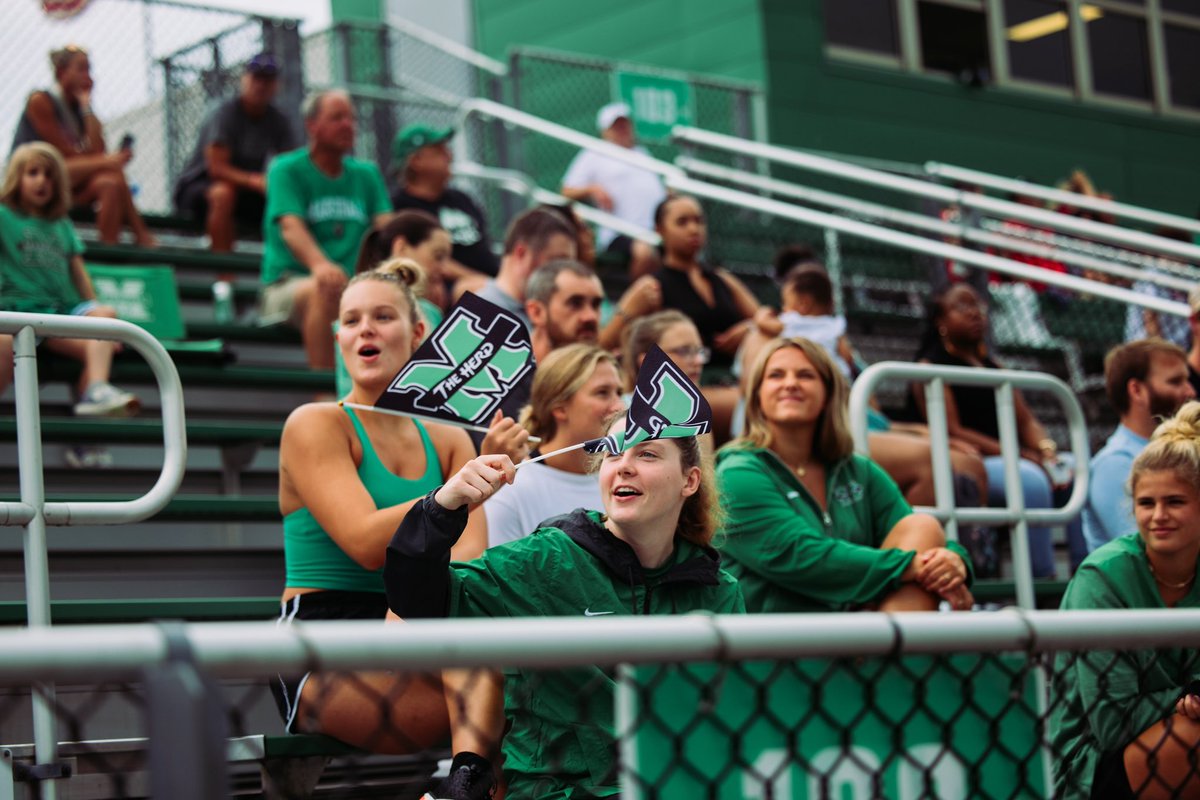 We are having so much fun at Fans First Day!! We 🫶our fans! 

#WeAreMarshall