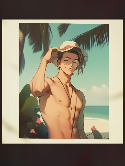 nameless_wr1t3r's tweet photo. Love Island started yet? Greg's ready to show his whole self to the world (lower part of this photo included).
#azukiloveisland3 #ali3 https://t.co/wmW3EGncq4