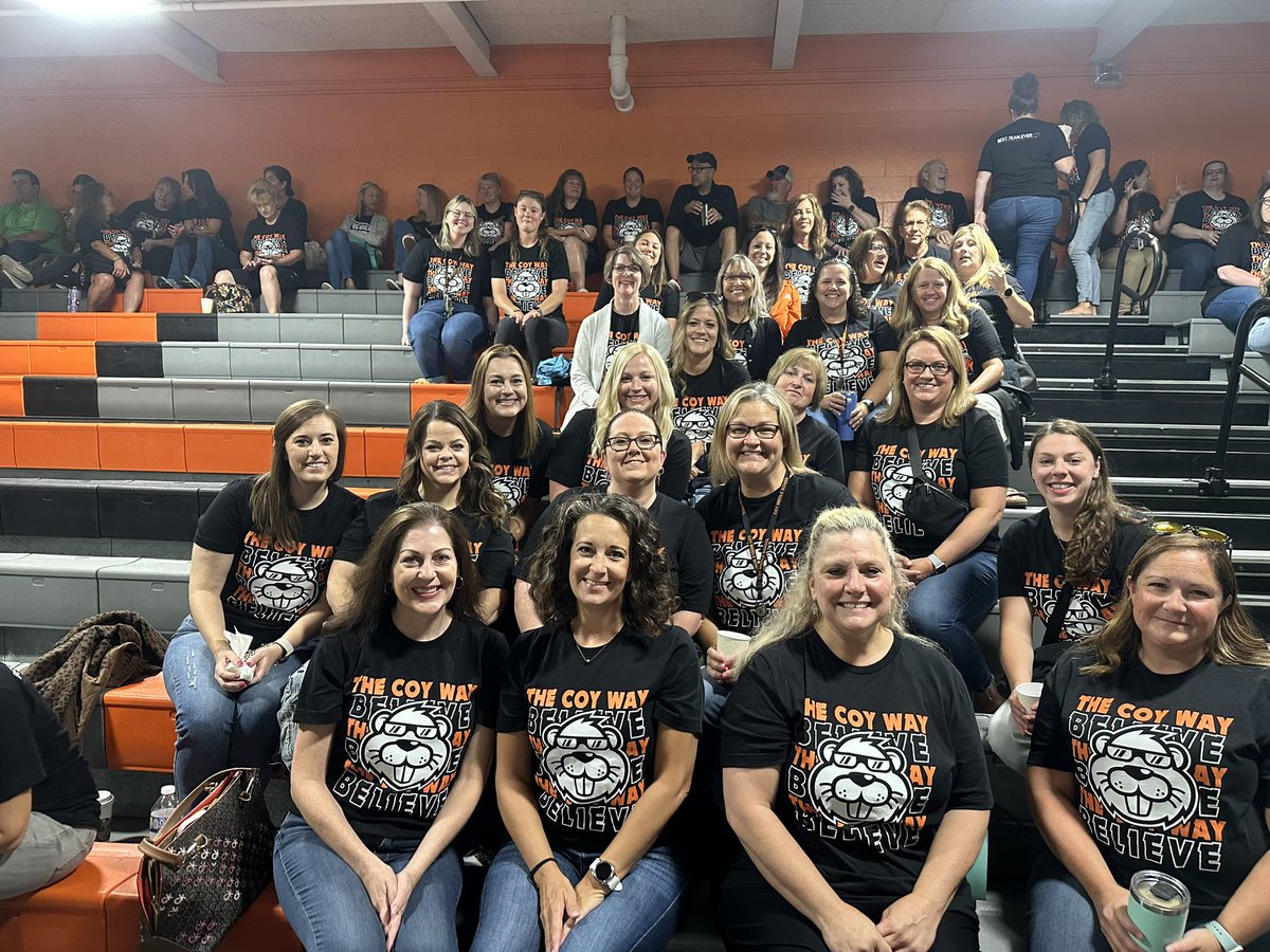 Opening day with staff and sixth grade orientation! Let the 23/24 school year begin! #thecoyway #believe
