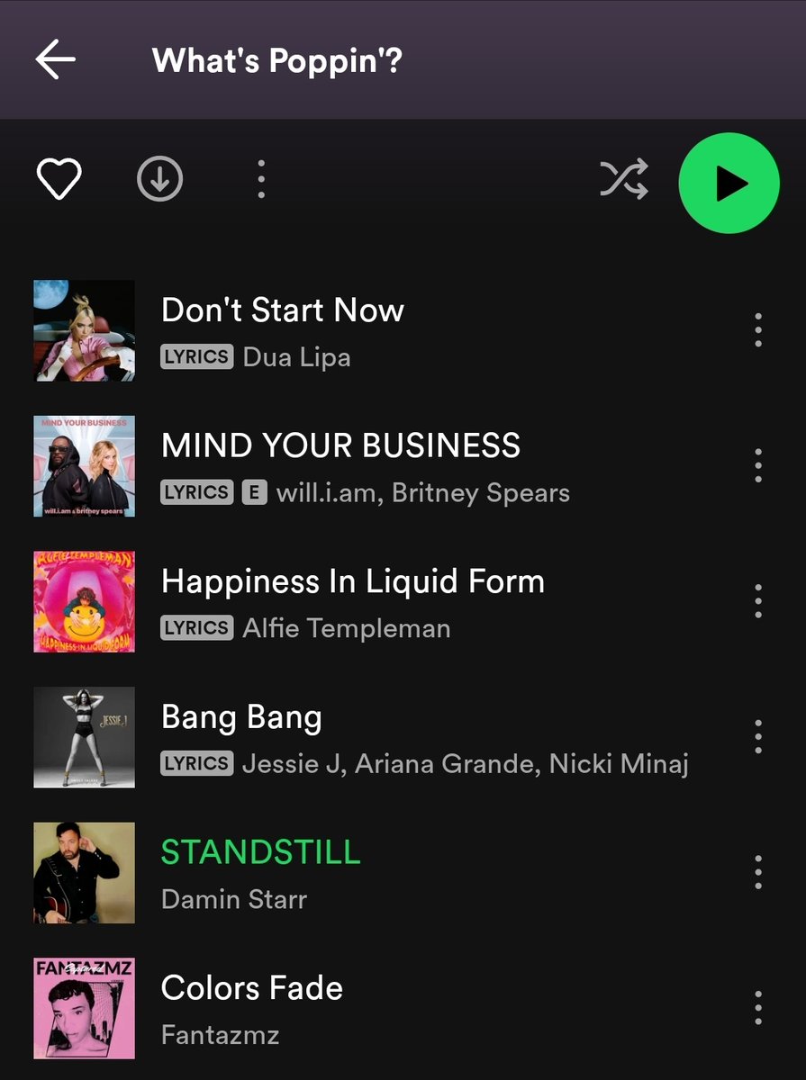 🙏  A big shoutout to Belgium 🇧🇪 #Spotify playlist curator Alpas Records for adding #STANDSTILL to the WHAT'S POPPIN' ? playlist. 🎧🎶🎵 ... open.spotify.com/playlist/70EAC…

#NewMusic #Playlist