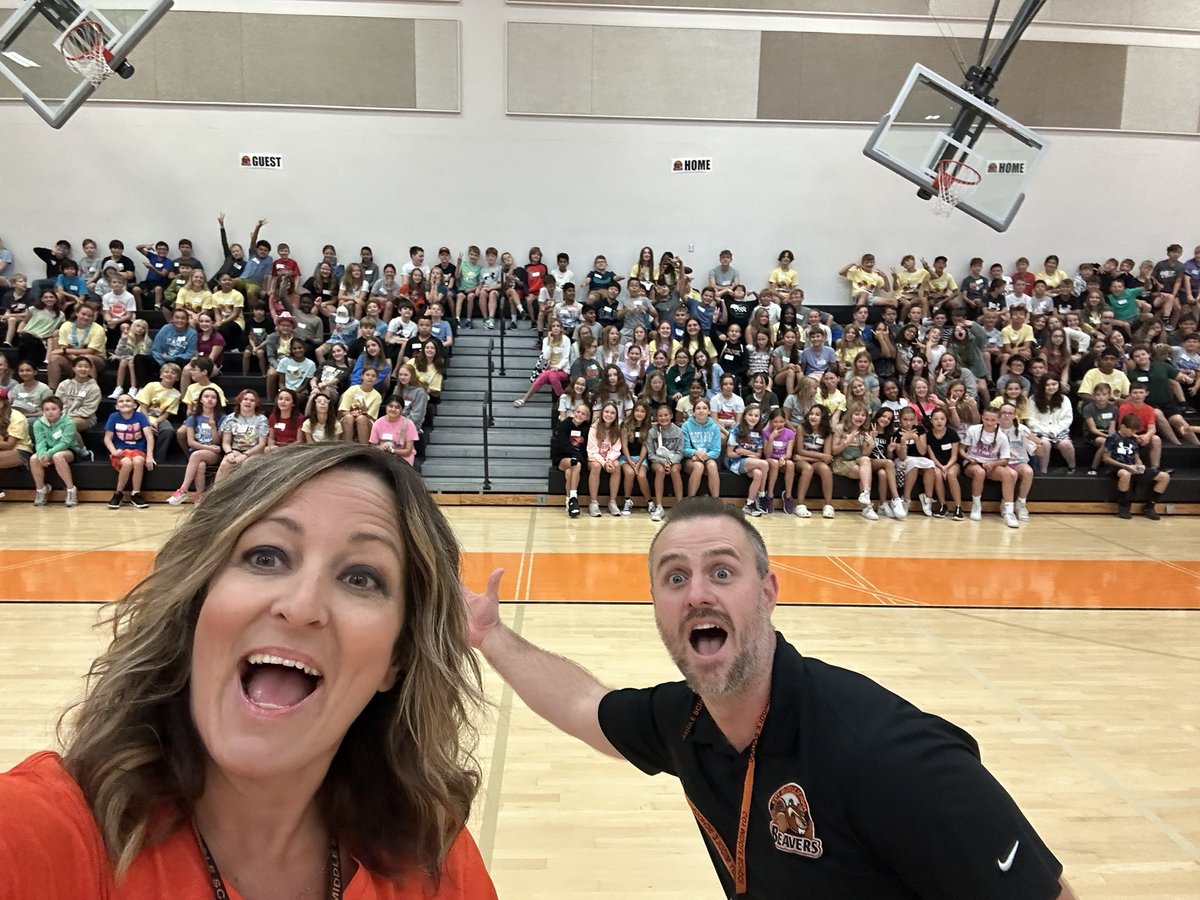 Opening day with staff and sixth grade orientation! Let the 23/24 school year begin! #thecoyway #believe