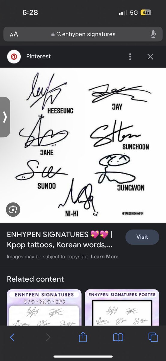 sunooplug's tweet photo. Yallll I need help figuring out who's signature is the second pic 🤣 I just unboxed my sign enhypen albums but I think the first one is Sunghoon, and idk the 2nd, the third is Jungwon I think👀👀👀 but let me know who's signature is the 2nd one!!!! Plsss https://t.co/uMgcfeCQQF
