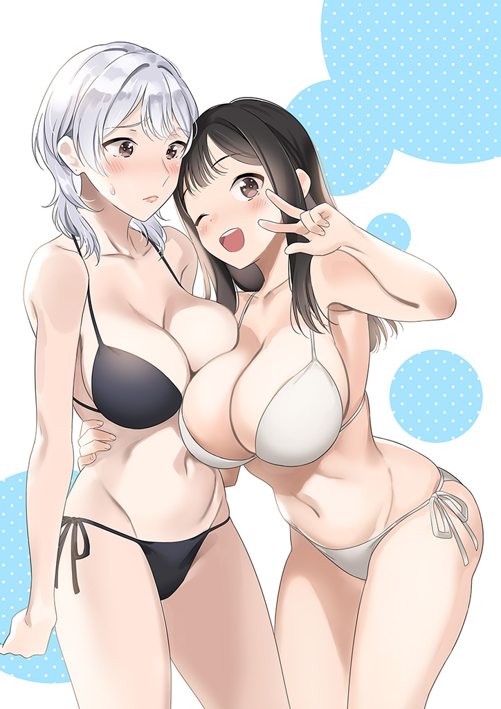「水着親子!」|えんど＠毎週土曜昼更新のイラスト