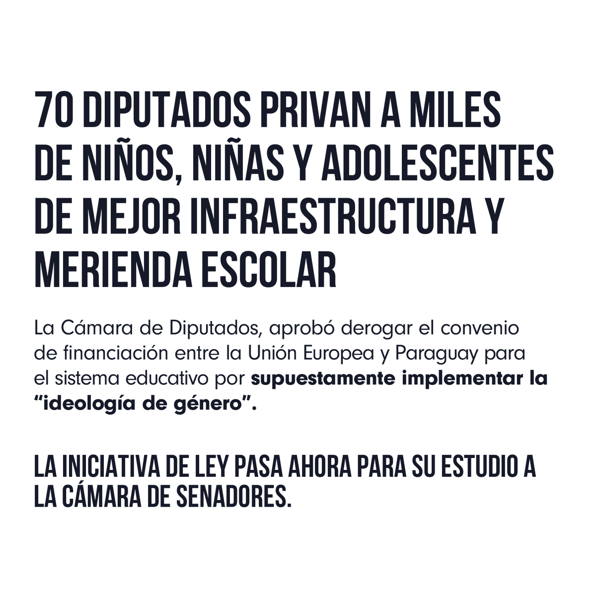 psicofempy's tweet photo. 🙄 Grupos anti-derechos y diputados colorados sostienen que el convenio abrirá las puertas a la "ideología de género", basándose en mentiras y desinformaciones utilizadas ya en periodo electoral para sus intereses políticos.

👉🏼 La iniciativa de Ley pasará ahora a @SenadoresPy. https://t.co/tMq0SBhuVm