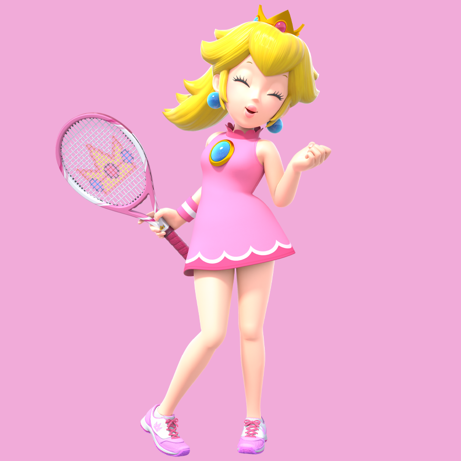 Princess Peach Tennis Outfit