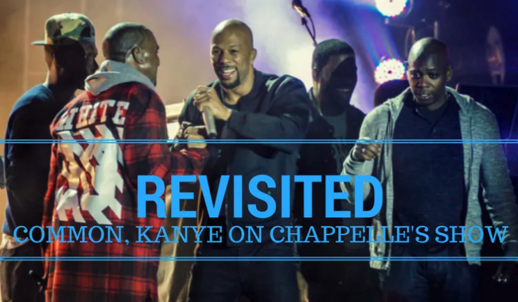 It's been 20 years since @common appeared on #ChappellesShow. Let's revisit that moment, which Dave Chappelle says is the moment he knew Kanye West was going to be a star, having never met him before that day: passtheaux.co/revisited-comm…