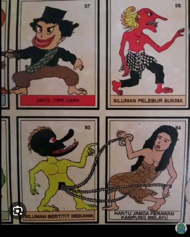 tanyarlfes's tweet image. 💚 unyil di tv "😊", sisi lain unyil "👹"