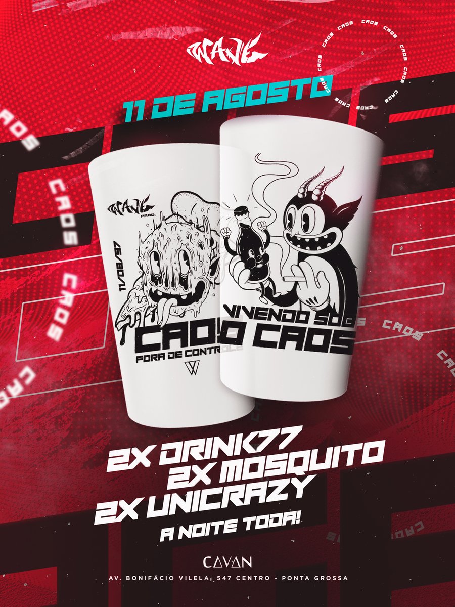 caosprods's tweet photo. Pra quem estava perguntando do copo... Olha ele aí!!!
Acompanhado das promoções brabas! @cavan77_ 

Já garante seu ingresso!!
https://t.co/PtETsxEPcW https://t.co/lQ7sKv56Lx