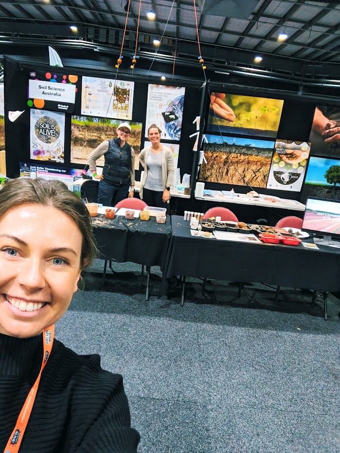 National Science Week AUS kicks off from 12 - 20 August!  A week to celebrate science &amp; technology. There is something for everyone: kids-adults, amateurs-pros. Find an event near you: scienceweek.net.au

Below: Soil Science Australia (SA) at Science Alive on the weekend.