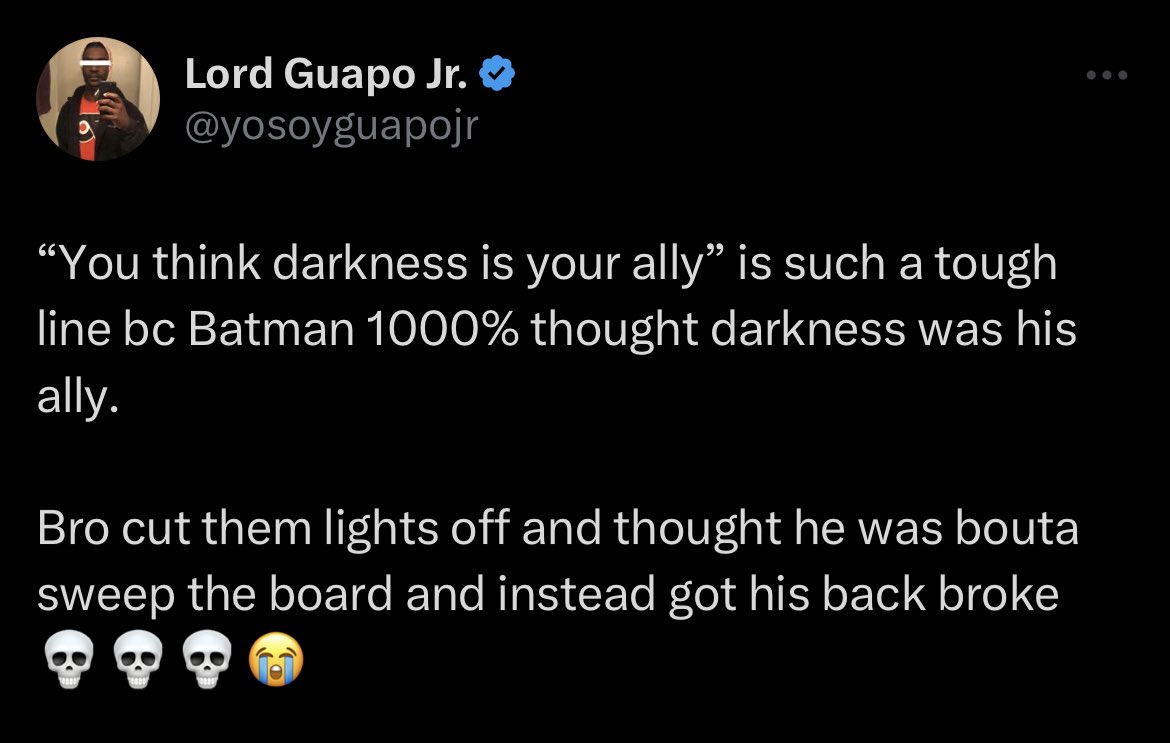 Batman Slander tweet media