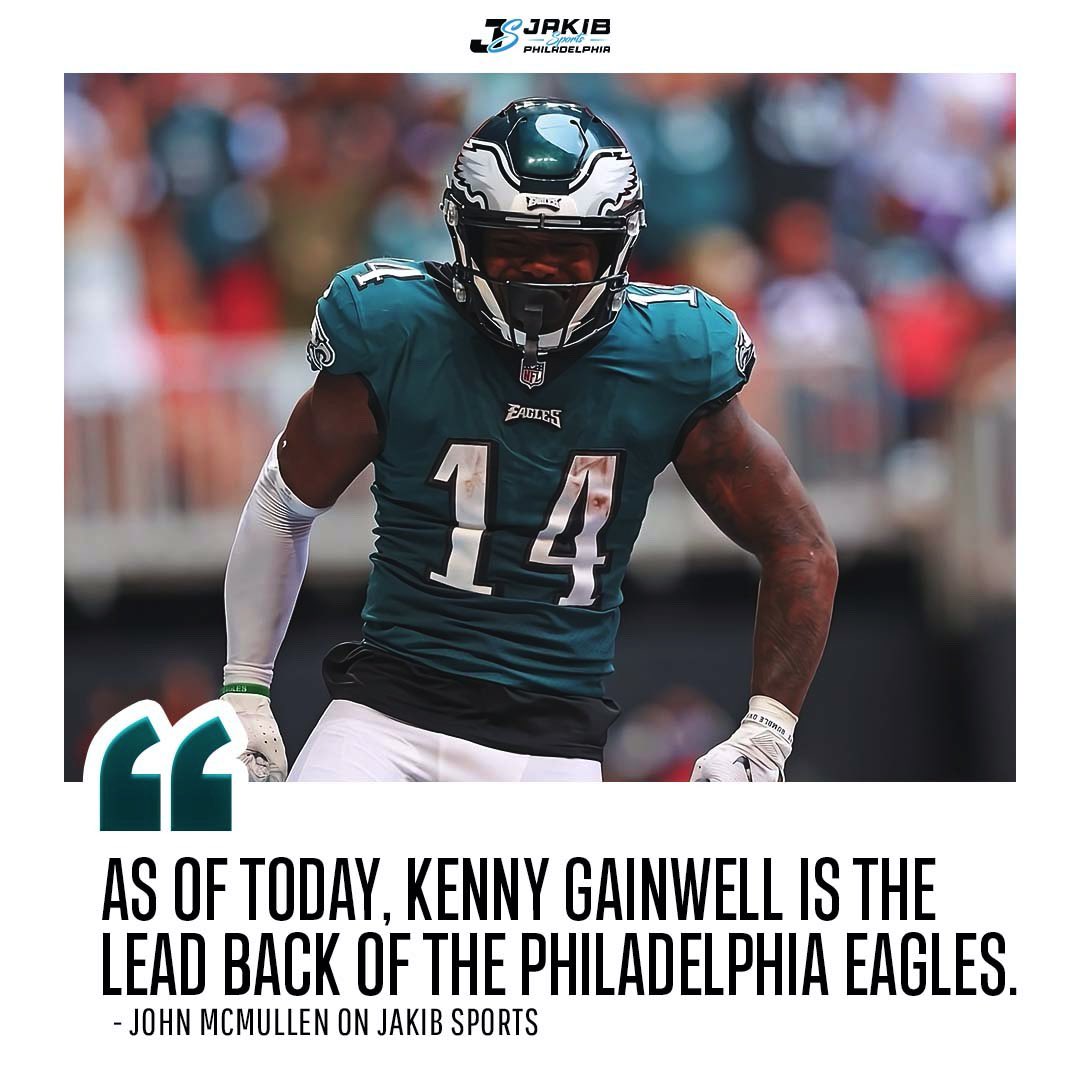 JAKIBSports's tweet photo. Kenny Gainwell RB1 👀

#FlyEaglesFly https://t.co/OdIboEC95o