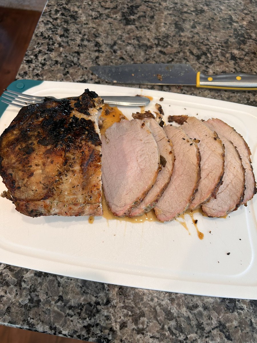 bbq_blue's tweet photo. Rosemary marinated pork loin. Succulent #BCBBQ https://t.co/nR6VAPOMCl