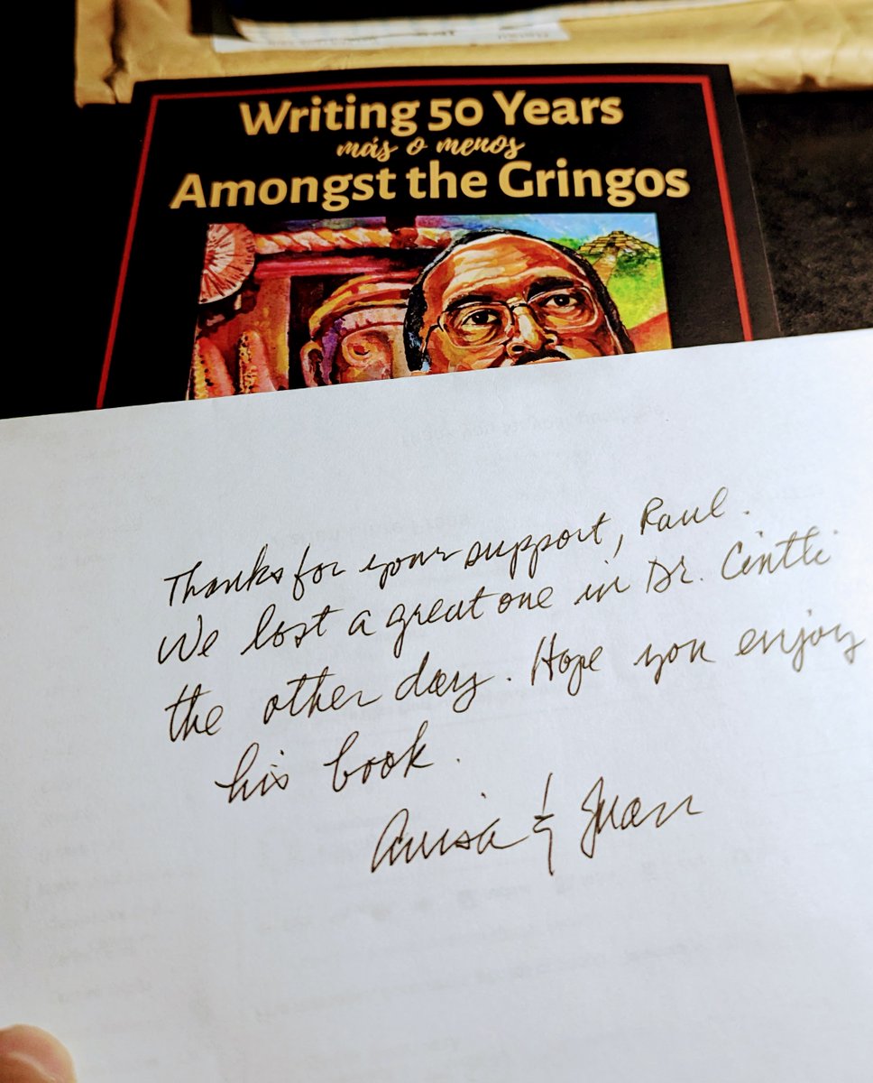 BigRaz818's tweet photo. @AztlanLPress thanks for the handwritten note......made my day and created a returning customer...... Tlazo! #NationalBookLoversDay https://t.co/mleYRx24z1