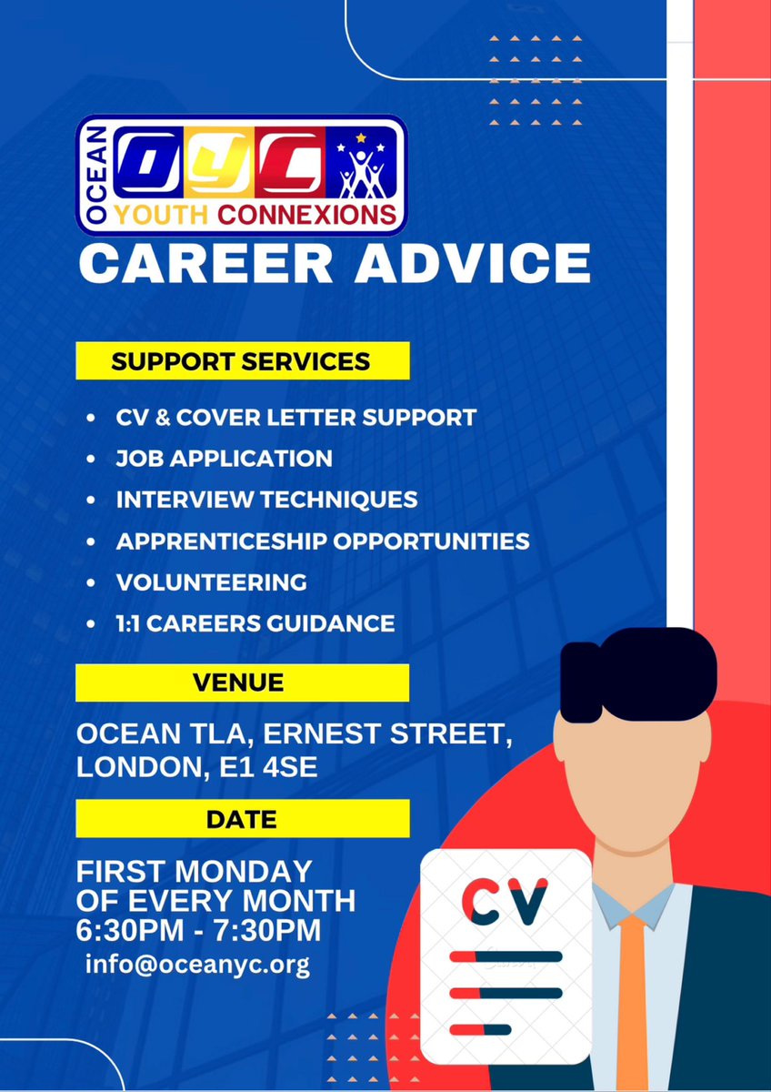 Our new monthly careers support service for our young people with soft skills, peer mentoring coming soon #letsbeatlocalcriminalrecruiters @THHCommunity @THH_ASBTEAM @OceanRegenTrust @WestonFdn @LDN_VRU @LocalVillageNet @