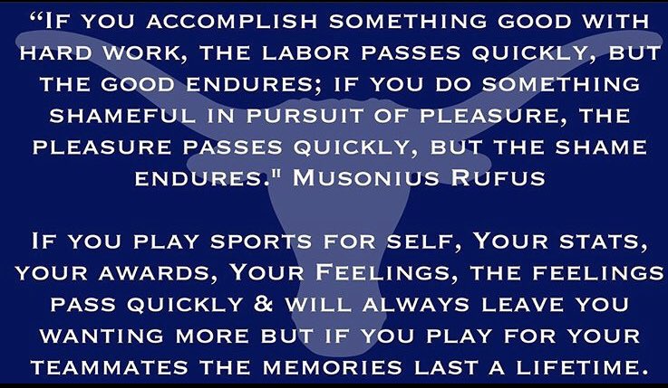 ACHSMavsFB's tweet photo. Wisdom Wednesday.
If your goal is a good feeling you will always be a victim of criticism or a prisoner of praise. #denyself #Luke923
#hookem🤘 https://t.co/sRWAA7A38w