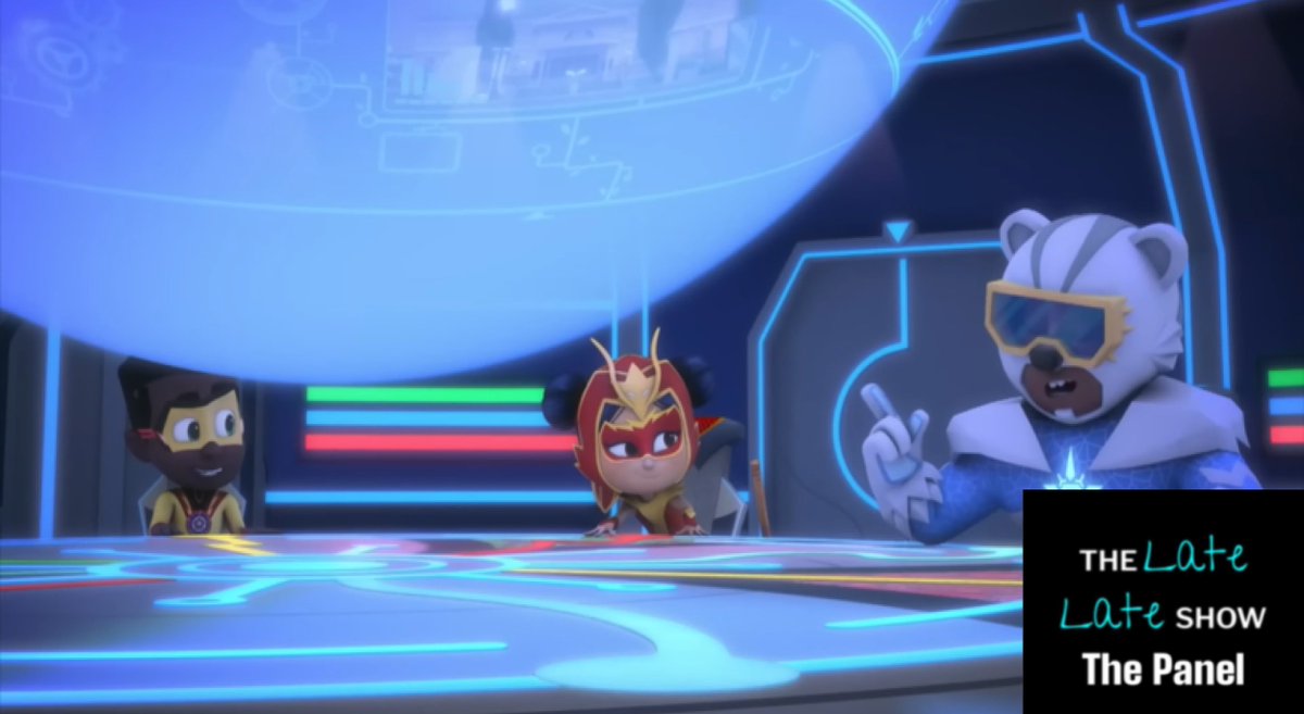 ChanceLewis23's tweet image. Ice: "I know this is a TMNT week, but I just can't get enough of Blaze and the Monster Machines."
Newton: "I know! Blaze is such a cool monster truck!"
An Yu: "And he sure can go fast. More of the show coming up."
#LateLateGekko #ThePanel