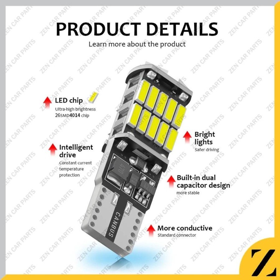 lihat_lagi's tweet image. Nama Produk:  [COD] [GRATIS ONGKIR] - Lampu Led T10 45 Led T15 W16W Canbus SUPER BRIGHT Terang ERROR FREE Senja Sein Mundur 45 Titik Mata SMD - ZEN CAR PARTS
Harga Produk:  Rp6.399
Harga Diskon:  Rp6.345
🛒: s.lazada.co.id/s.OkeHI?cc

#lampuLED #T10 #T15 #senja #sein #mundur