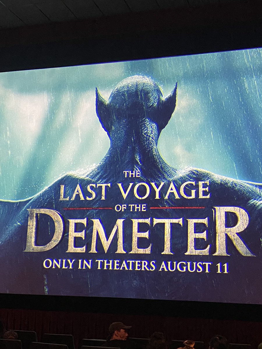 All aboard 🦇 #DemeterMovie