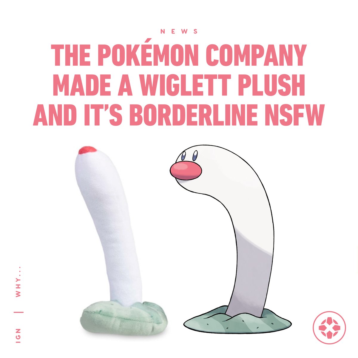 IGN's tweet photo. Pokémon Scarlet and Violet's Wiglett is finally getting its own plush at Pokémon Center stores, but fans are seeing something else when they look at the official images. https://t.co/fEVwsVfhSR https://t.co/597TzmzZxj