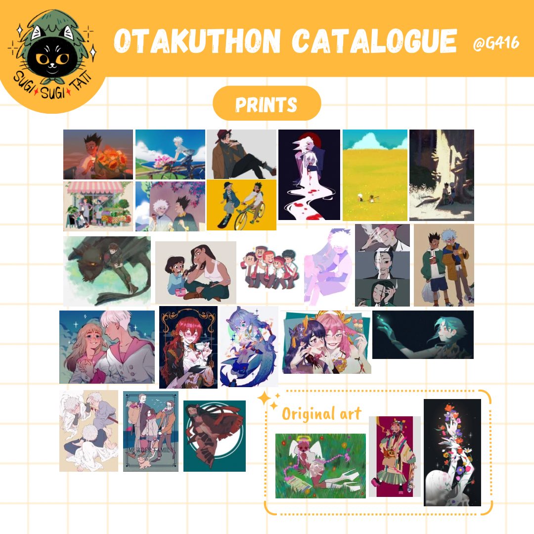 Here is my Otakuthon catalogue 😝 You can find me at premium table G416~