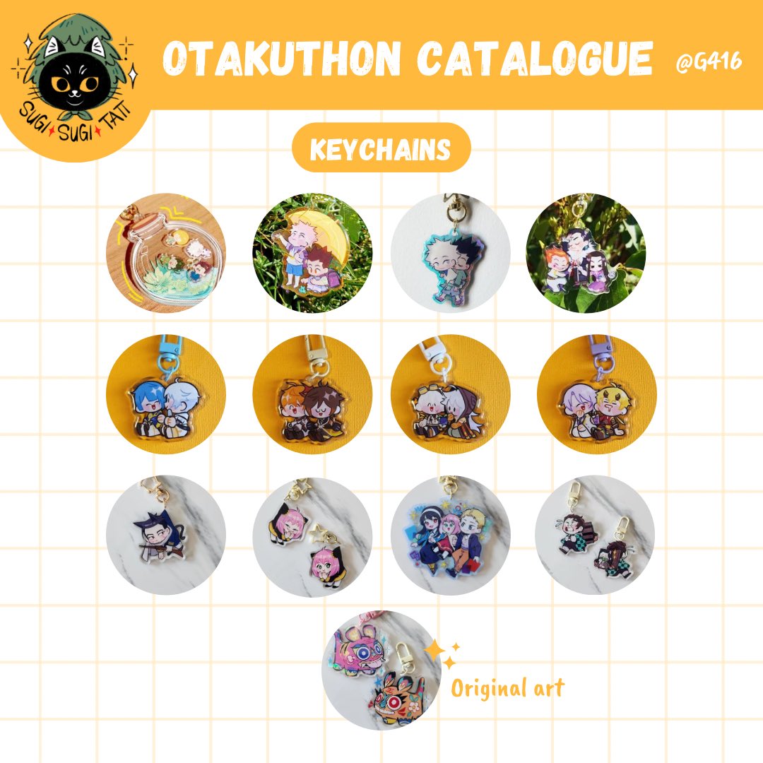 Here is my Otakuthon catalogue 😝 You can find me at premium table G416~