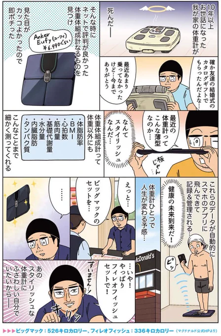 健康漫画「スタイリッシュな体重計」 #俺は健康にふりまわされている