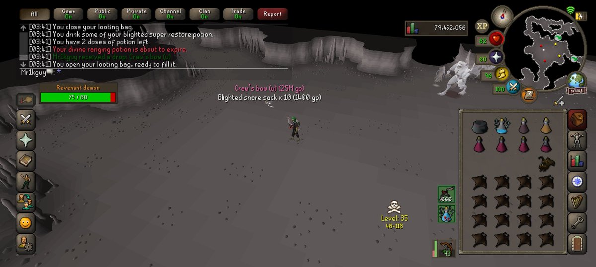 theoddsofthis's tweet photo. The rng gods of osrs are pushing for me to max 😅 https://t.co/zmh6vTpEpd