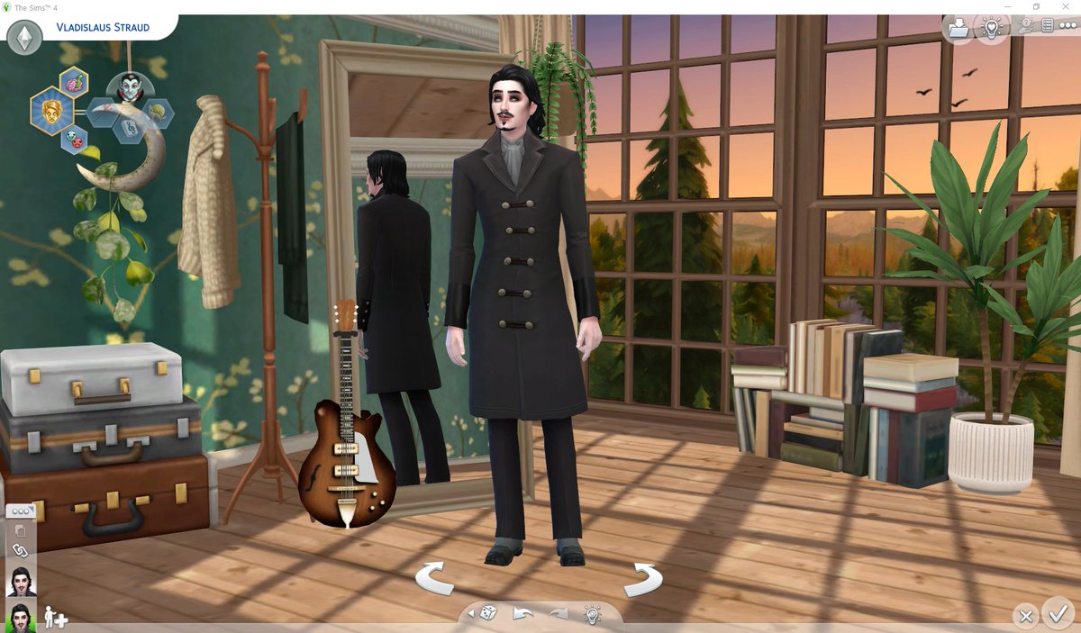 AllenaMeiVT's tweet photo. Not me losing sleep just to give Vlad a make over to be a Daddy Vampire~ 😂I made him on his prime coz why not~ Now he's woohooable HAHAHAH 

Will probably show the finish make over on stream~🤭
#Sims4 #Sims4Cc #Simsmakeover #VtubersEN https://t.co/UyZfVeWi2L