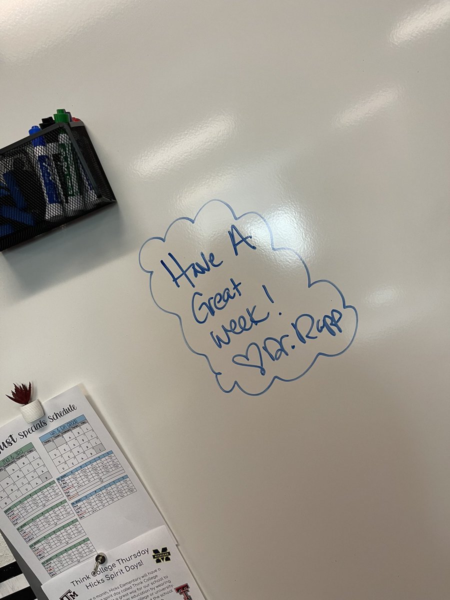 As I’m walking into my classroom the very first thing I see is our superintendent <a href="/loridrapp/">Lori Rapp</a> message on my whiteboard. It brought a big smile to face! She is always there for us, supporting us, and encouraging us! It’s going to be a great year! #betheOne #BetterTogether #OneLISD