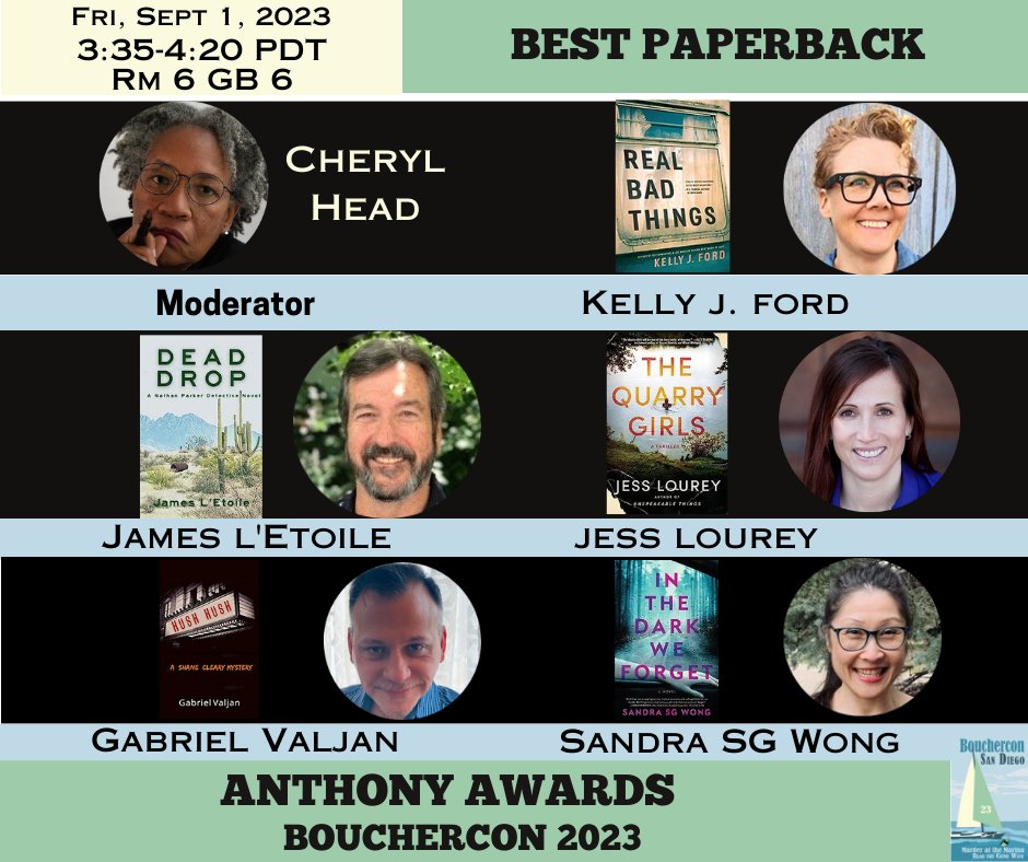 Gabriel Valjan (@gvaljan) on Twitter photo #AnthonyAwards <a href="/Bouchercon/">Bouchercon</a> #SanDiego
<a href="/cheaddc/">cheryl a. head (she/her) INTJ/LGBTQ/BLM</a> (M)
@Kelly_J_Ford @jesslourey <a href="/AmazonPub/">Amazon Publishing</a>
<a href="/JamesLEtoile/">James L'Etoile</a> <a href="/GValjan/">Gabriel Valjan</a> <a href="/levelbestbooks/">Level Best Books</a>
Sandra SG Wong <a href="/HarperCollins/">HarperCollins</a> #paperback
<a href="/thrillerwriters/">ITW Organization</a> <a href="/CapitolCrimes/">Capitol Crimes</a> <a href="/NorCalMWA/">NorCal MWA</a> <a href="/mwa_new/">MWA New England</a> @MWAMidwest <a href="/CrimeWoC/">Crime Writers of Color</a> <a href="/QueerCrimeFic/">Queer Crime Writers</a> #AnthonyAwards <a href="/Bouchercon/">Bouchercon</a> #SanDiego
<a href="/cheaddc/">cheryl a. head (she/her) INTJ/LGBTQ/BLM</a> (M)
@Kelly_J_Ford @jesslourey <a href="/AmazonPub/">Amazon Publishing</a>
<a href="/JamesLEtoile/">James L'Etoile</a> <a href="/GValjan/">Gabriel Valjan</a> <a href="/levelbestbooks/">Level Best Books</a>
Sandra SG Wong <a href="/HarperCollins/">HarperCollins</a> #paperback
<a href="/thrillerwriters/">ITW Organization</a> <a href="/CapitolCrimes/">Capitol Crimes</a> <a href="/NorCalMWA/">NorCal MWA</a> <a href="/mwa_new/">MWA New England</a> @MWAMidwest <a href="/CrimeWoC/">Crime Writers of Color</a> <a href="/QueerCrimeFic/">Queer Crime Writers</a>