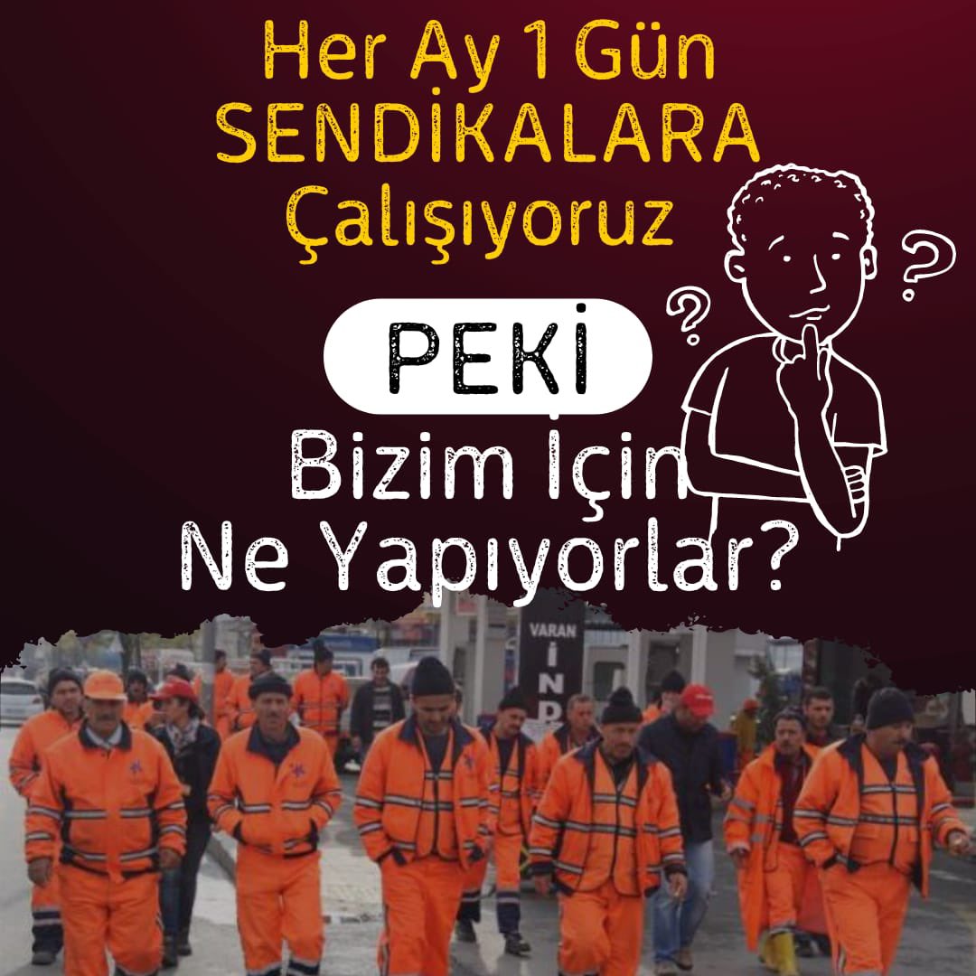 isci_dernegi's tweet photo. Belediyelerde çalışan şirket işçilerinin emeği sömürülüp  asgari ücrete mahkum ediliyorsa 

Tüm belediye şirket çalışanları şunu bilmeli sömürenim partisi fark etmeden ve sömürülenin görüşü farketmeden o işçi Hakkı bu sayfada savunulur 

Siyaset emeğin ve alınterinin yerini tutamaz 

Zulüm bizden ise ben bizden değilim inancı ile zulme karşıyız

Geçinemiyoruz